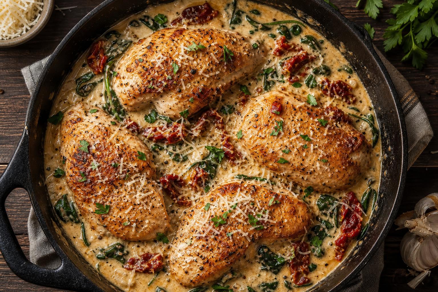 Creamy Tuscan Chicken (One-Pan, 30 Minutes)