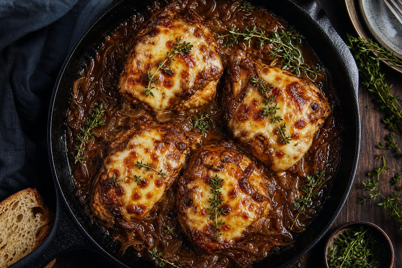 French Onion Chicken (One-Pan, 45 Minutes)