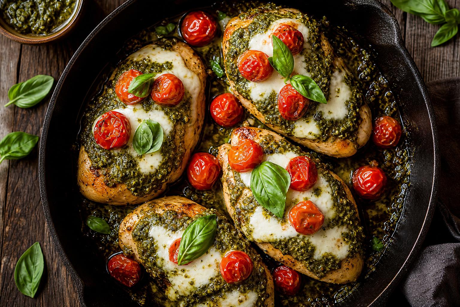 Baked Pesto Chicken (One-Pan, 30 Minutes)