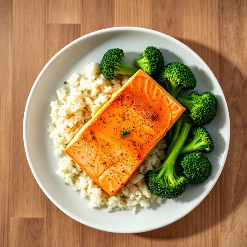 Honey Garlic Salmon Bowl